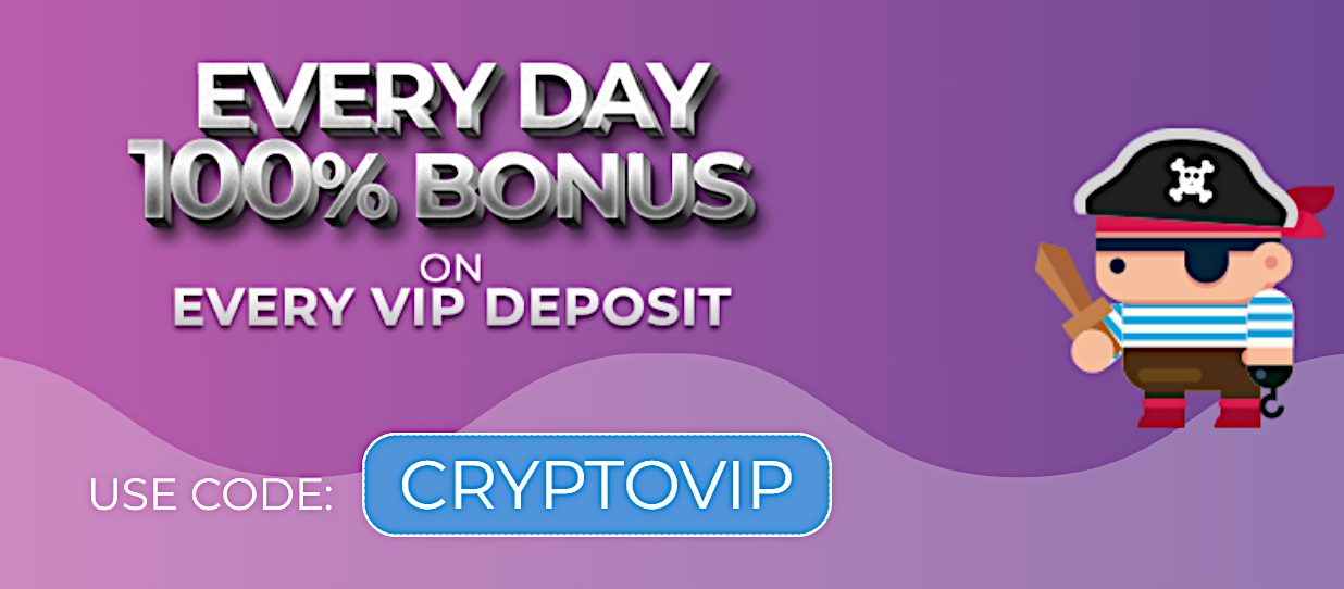 Punt Casino promo codes offer daily bonuses such as the 100% daily bonus up to 5,000 and 100 free spins with bonus code CRYPTOVIP.