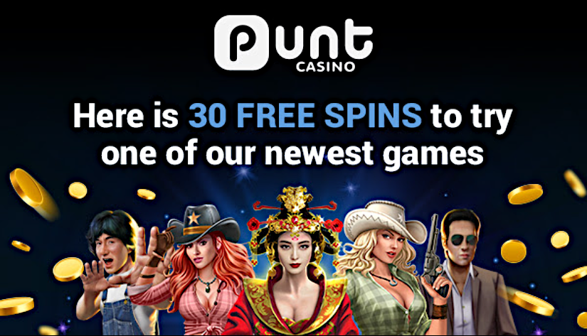 Punt Casino offers no deposit bonuses frequently to existing players such as free chips and bonus spins packages.