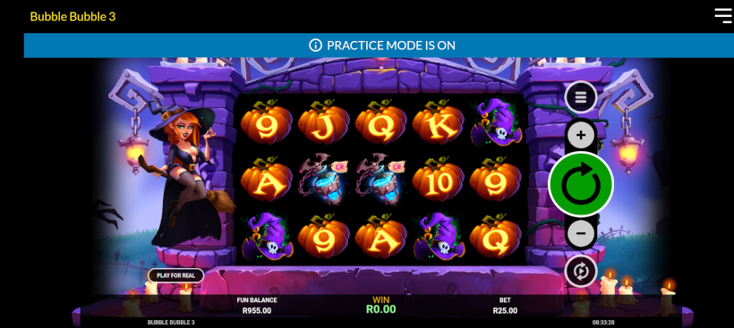 Punt Casino’s mobile-friendly slots include the magical Bubble Bubble 3, which can be played in portrait view or landscape view.