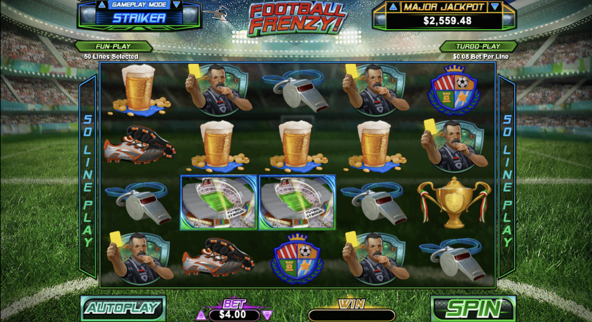 Football Frenzy slot at the crypto-friendly Punt Casino offers a unique football gaming experience with a 50,000x max win.