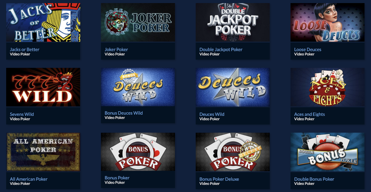 Punt Casino offers various types of online video poker that can be played using cryptocurrency.