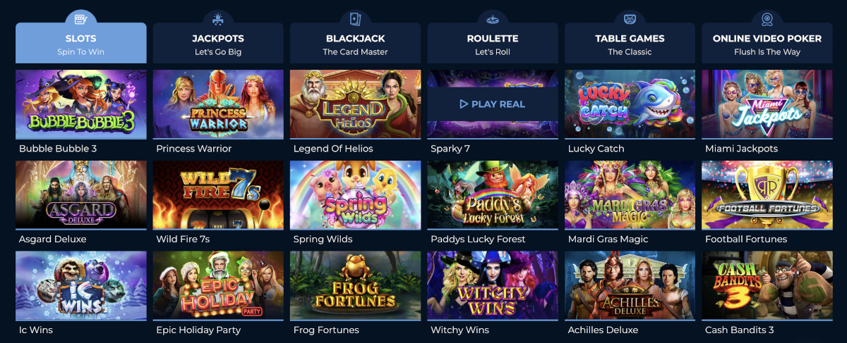Punt Casino games include online slots, jackpot games, blackjack, roulette, tables games, online video poker, and more.